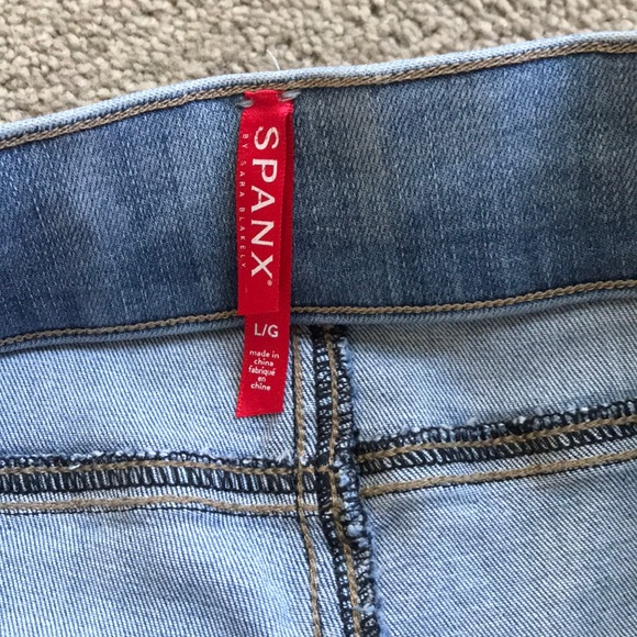 Spanx distressed side-stripe jeggings - Picture 6 of 6